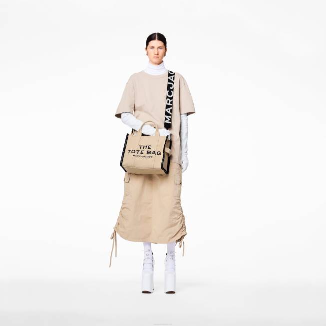 dk Marc Jacobs logobåndsremmen sort/hvid 402Z350