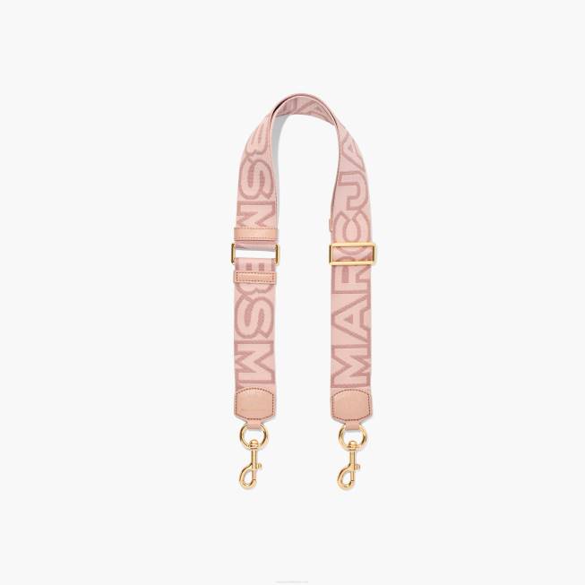 dk Marc Jacobs omridset logo webbing rem rose multi 402Z346
