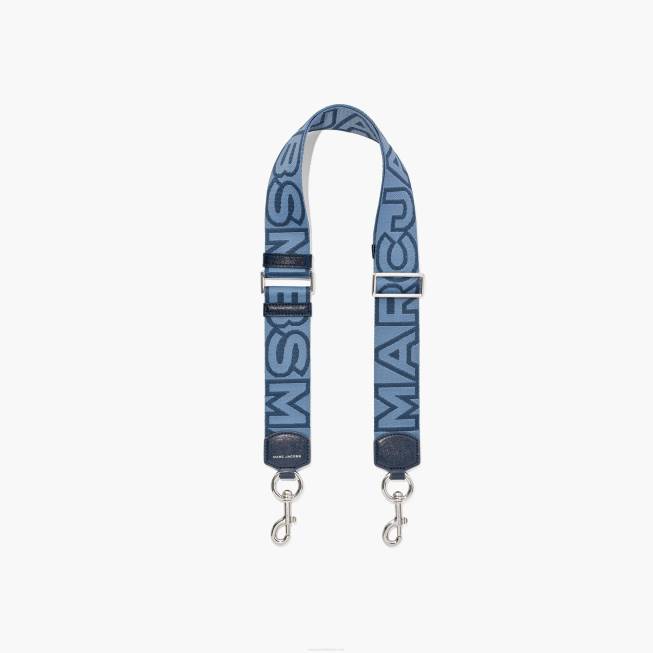dk Marc Jacobs omridset logo webbing strop blå hav multi 402Z357