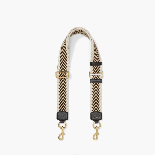 dk Marc Jacobs pilen webbing rem sort multi 402Z371