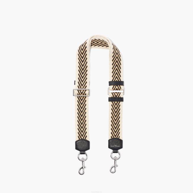 dk Marc Jacobs pilen webbing remmen sort multi/nikkel 402Z372