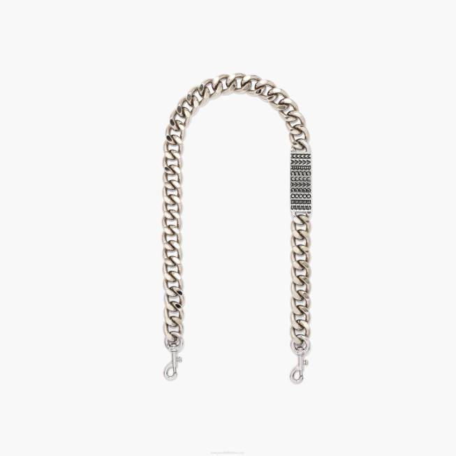 dk Marc Jacobs stregkodekæden skulderrem nikkel 402Z338