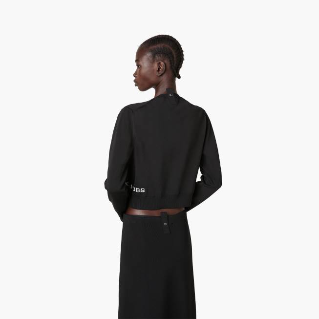 dk Marc Jacobs den beskåret cardigan sort 402Z528