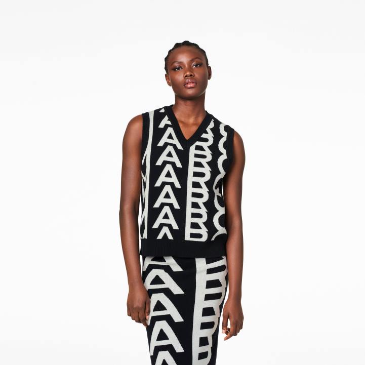 dk Marc Jacobs den monogram strikke vest 0N88512