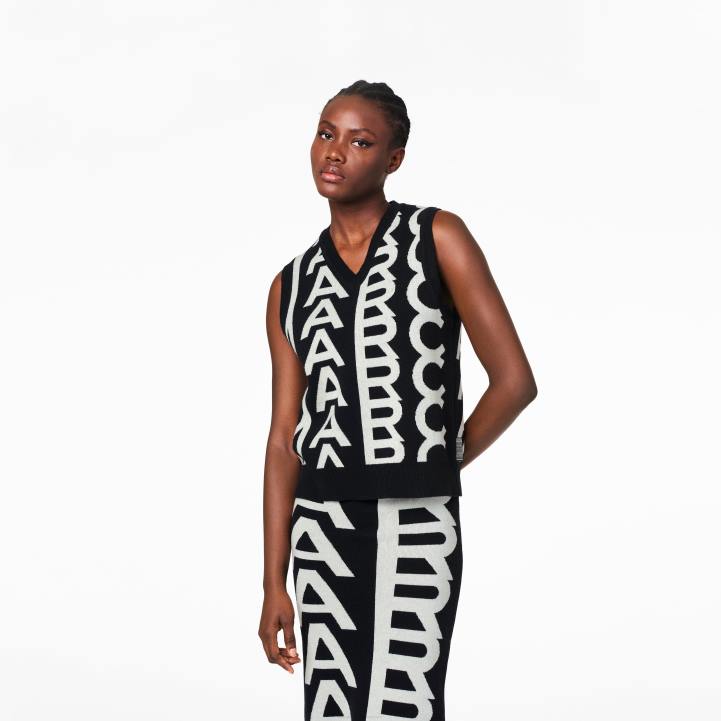 dk Marc Jacobs den monogram strikke vest 0N88512