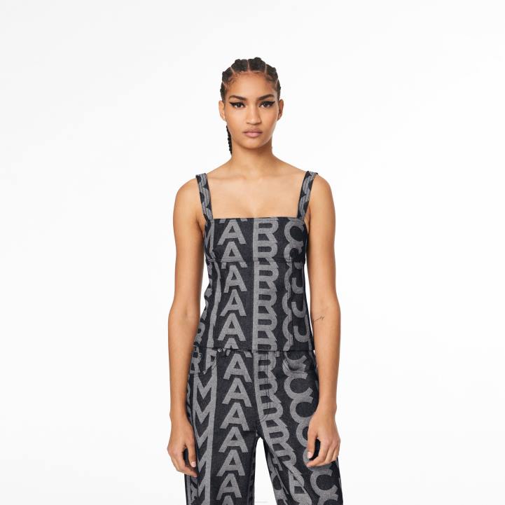 dk Marc Jacobs monogram denim bustier top 0N88508