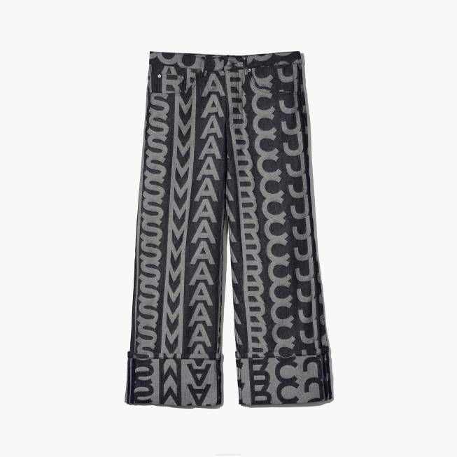 dk Marc Jacobs monogrammet oversized jeans denimblå 402Z507