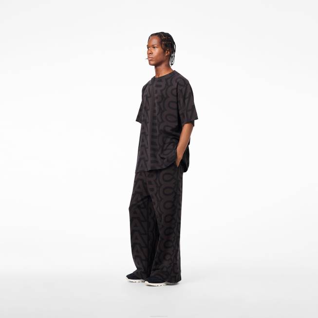 dk Marc Jacobs monogrammet oversized joggingbukser sort/kul 402Z500