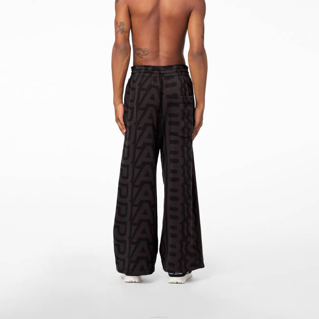 dk Marc Jacobs monogrammet oversized joggingbukser sort/kul 402Z500