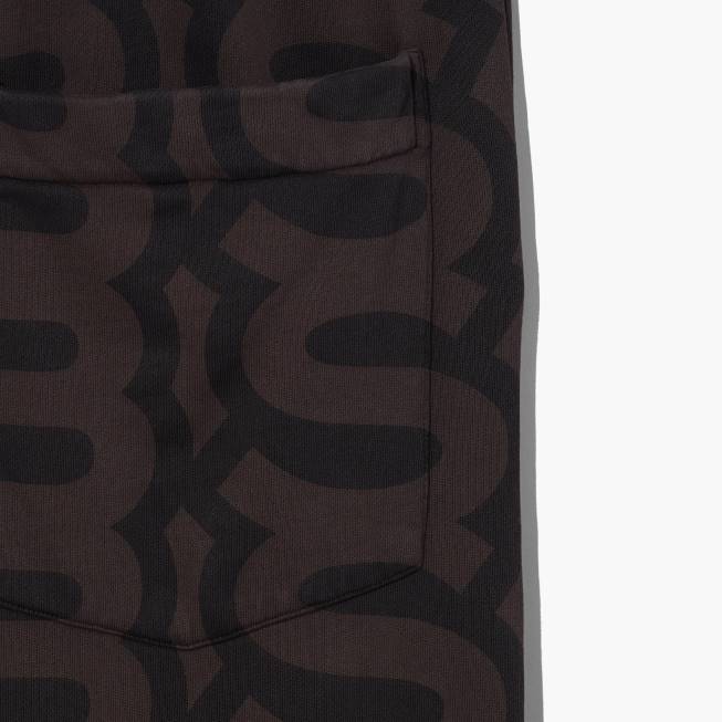 dk Marc Jacobs monogrammet oversized joggingbukser sort/kul 402Z500