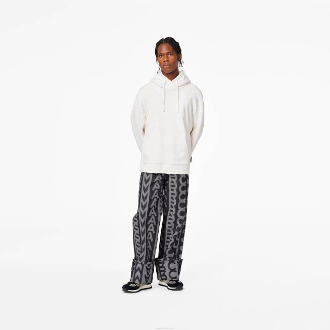 dk Marc Jacobs monogram oversized hættetrøje æggeskal/optik hvid 402Z497