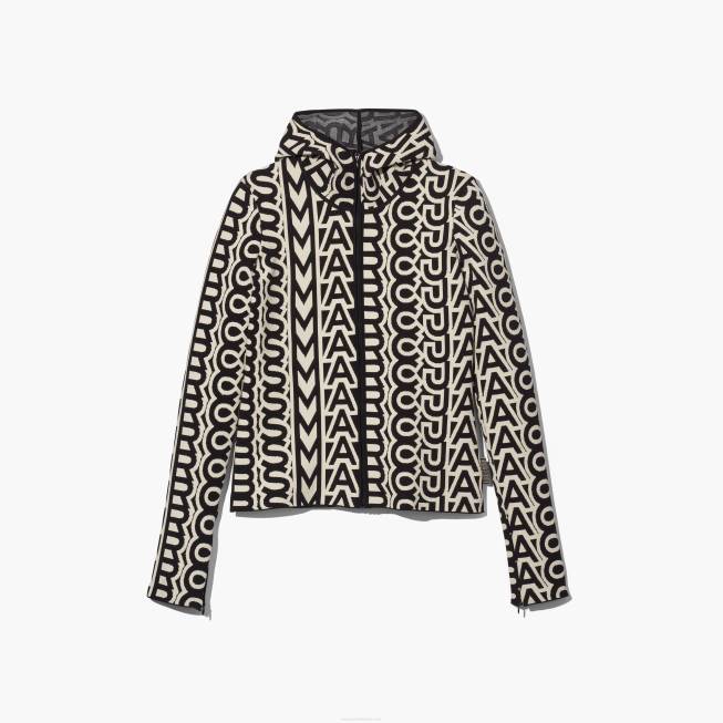 dk Marc Jacobs monogram scuba lynlås sort/elfenben 402Z487