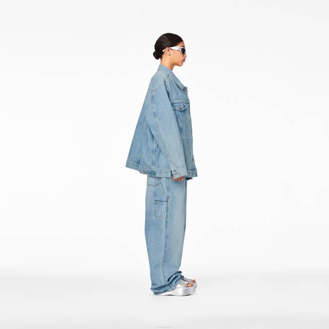 dk Marc Jacobs denim trucker jakke solbleget denim 402Z547