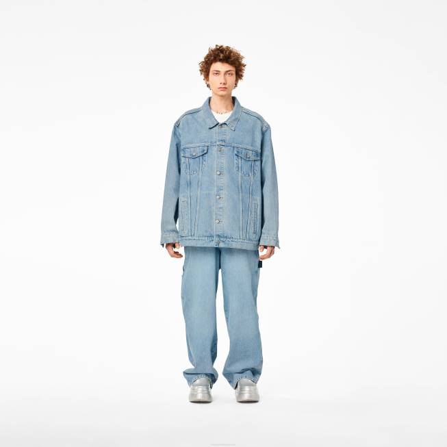 dk Marc Jacobs denim trucker jakke solbleget denim 402Z547