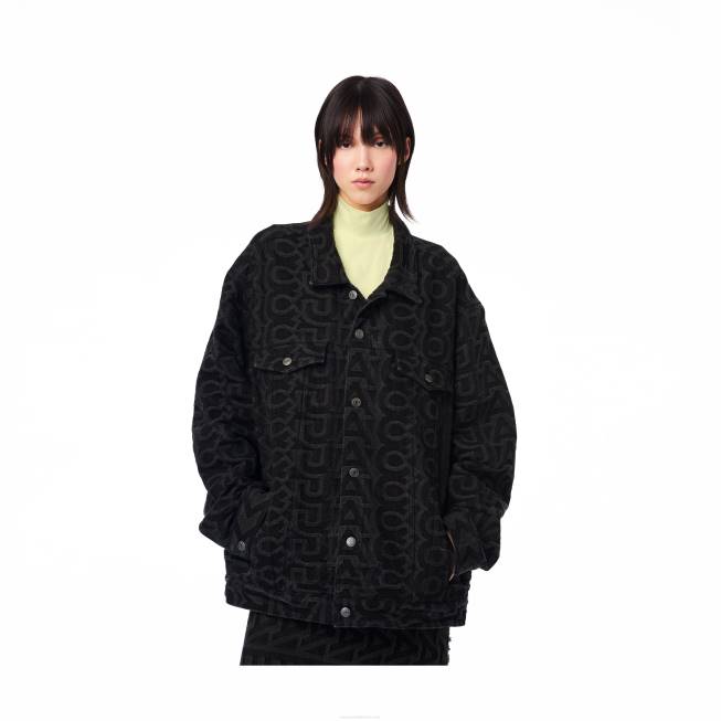 dk Marc Jacobs monogram denimjakke sort 402Z490