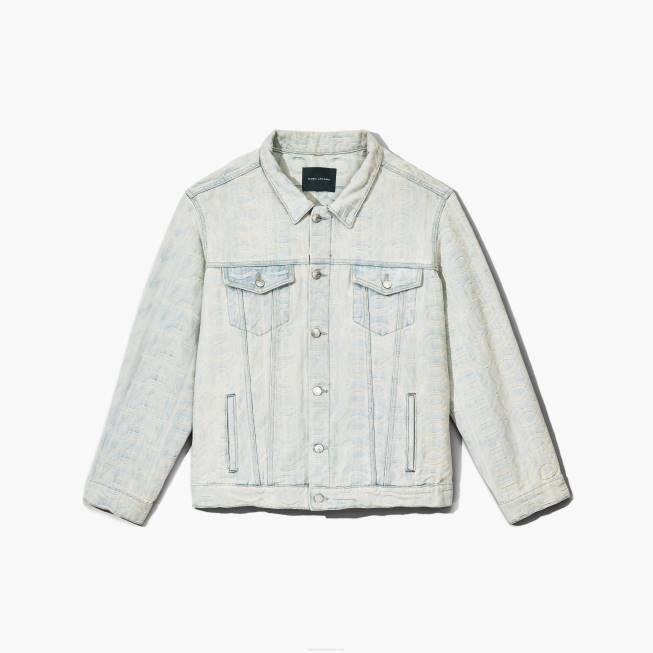 dk Marc Jacobs monogram denimjakken isblå 402Z474