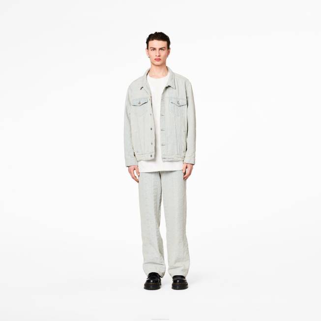 dk Marc Jacobs monogram denimjakken isblå 402Z474