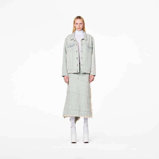 dk Marc Jacobs monogram denimjakken isblå 402Z474