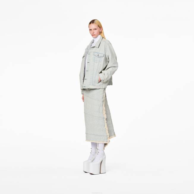 dk Marc Jacobs monogram denimjakken isblå 402Z474