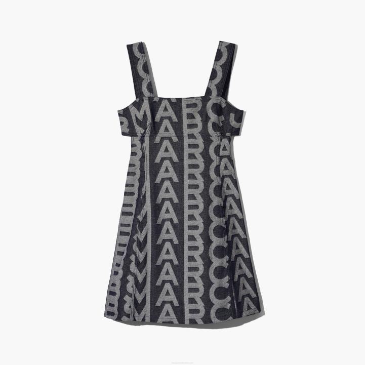 dk Marc Jacobs monogram denim udskæring kjole 0N88505