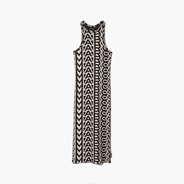 dk Marc Jacobs racer-rib-kjolen i monogram 0N88472