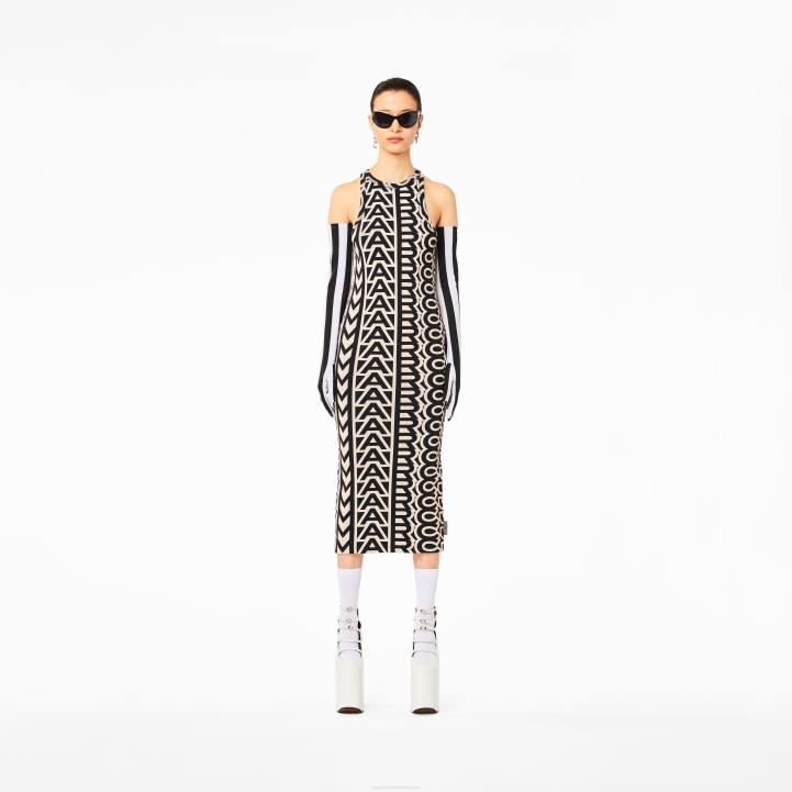 dk Marc Jacobs racer-rib-kjolen i monogram 0N88472