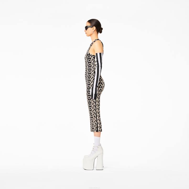 dk Marc Jacobs racer-rib-kjolen i monogram 0N88472