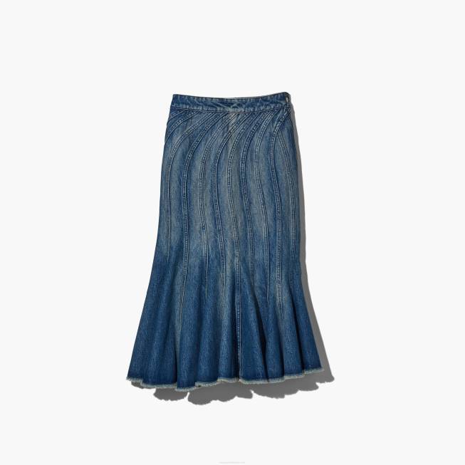 dk Marc Jacobs bølgen denim nederdel svulme denim 402Z537