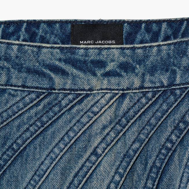 dk Marc Jacobs bølgen denim nederdel svulme denim 402Z537