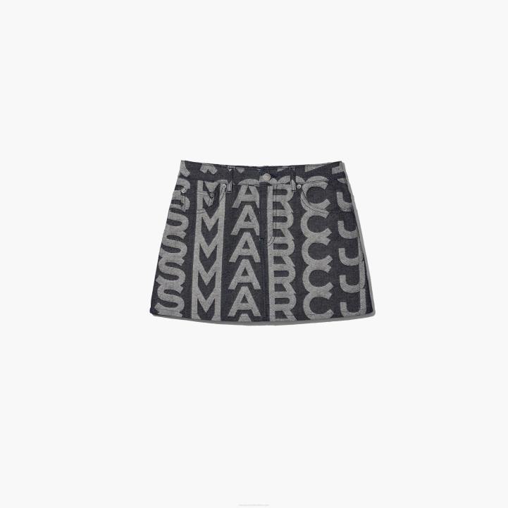 dk Marc Jacobs denim mini-nederdel i monogram 0N88509