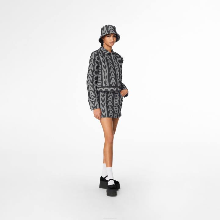 dk Marc Jacobs denim mini-nederdel i monogram 0N88509