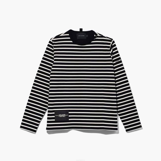 dk Marc Jacobs den stribede t-shirt sort multi 402Z535