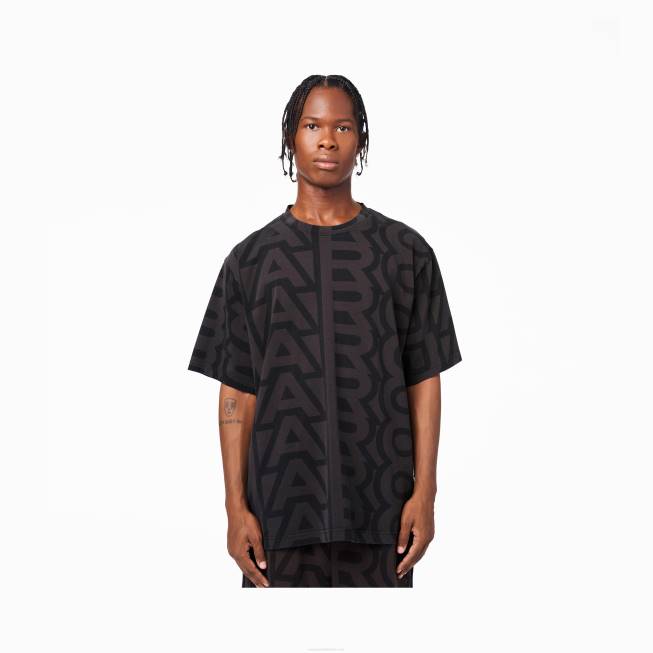 dk Marc Jacobs monogram stor t-shirt sort/kul 402Z493