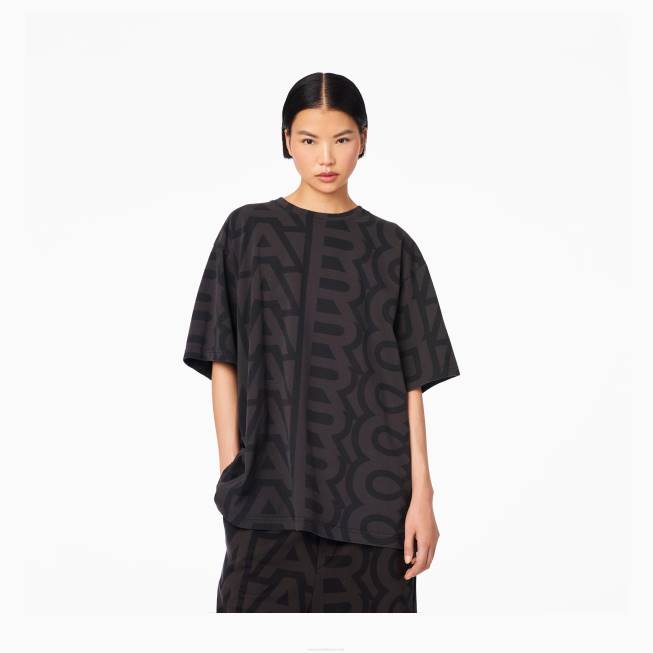 dk Marc Jacobs monogram stor t-shirt sort/kul 402Z493