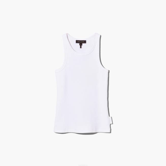 dk Marc Jacobs ikonet rib tank hvid 402Z476